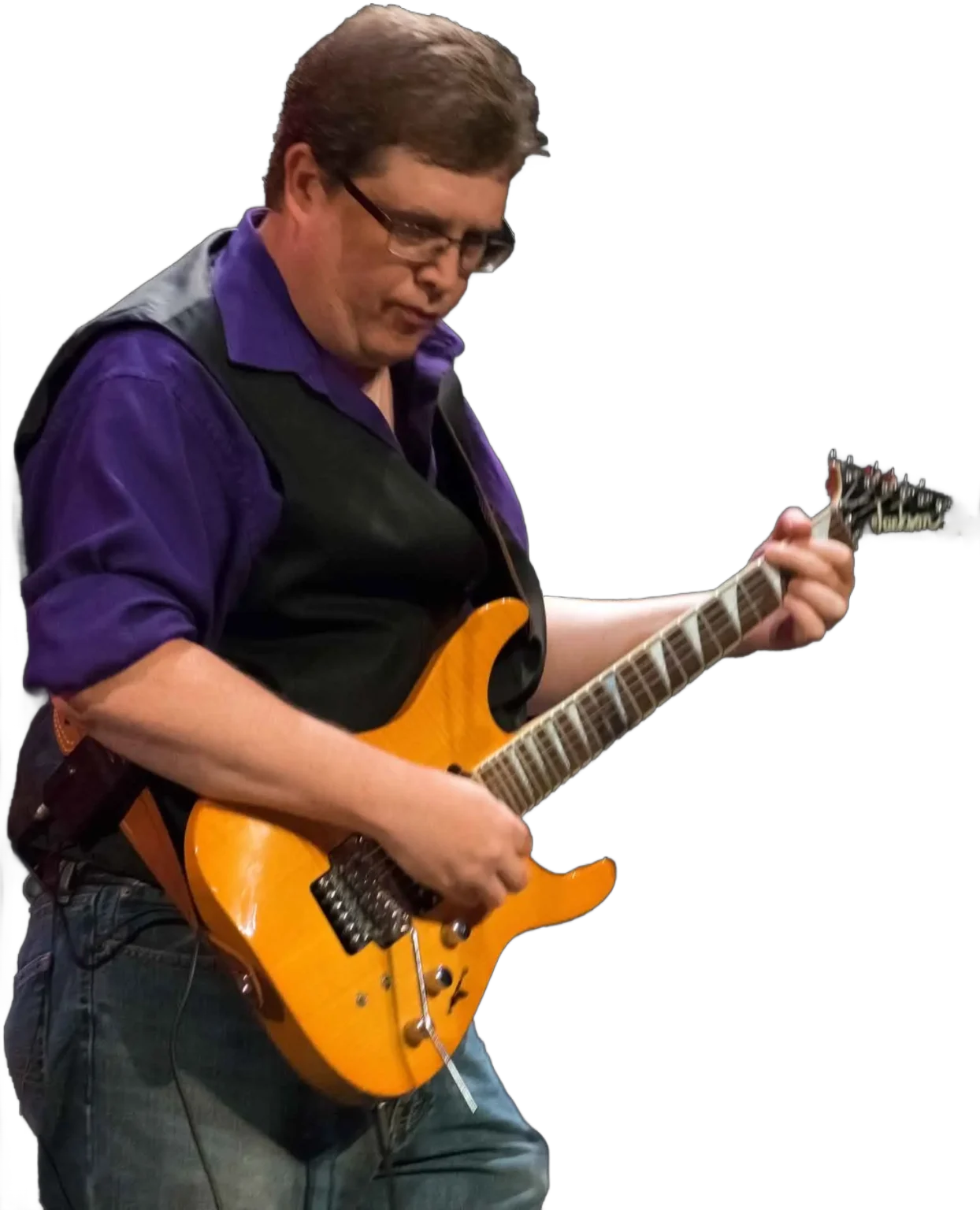 Marty Gibson performing Christian rock music for the Apparition film soundtrack.