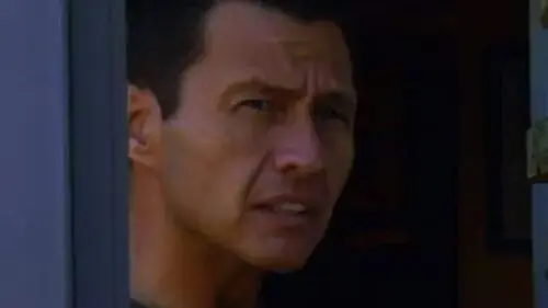 Actor Ted Perez on the set of the movie Apparition by Leesley Films.