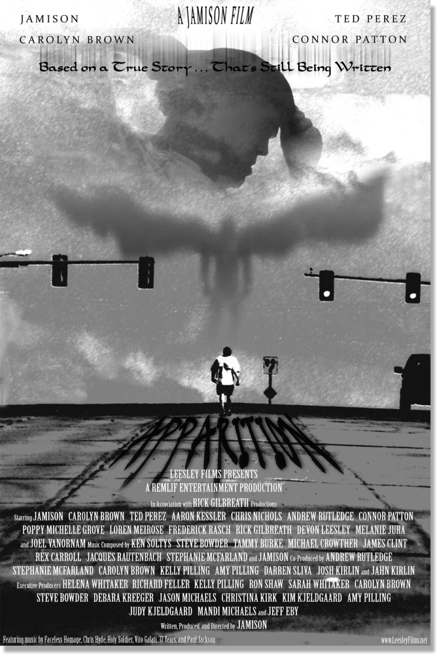 Official poster for Apparition, a feature film by Leesley Films exploring spiritual warfare and the unseen world.