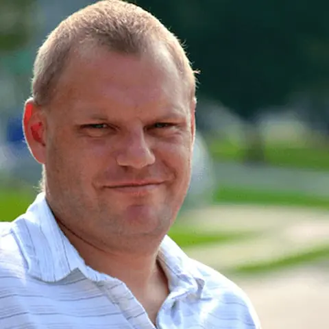 Actor Joshua Brunken, who plays the character John Walter in the movie Apparition.