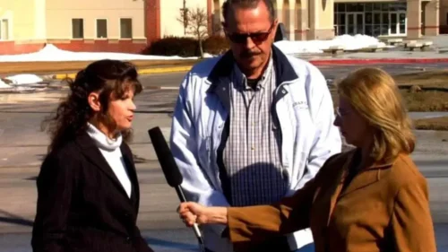 Teri Lundin-Woodrum acting in the movie Apparition by Leesley Films.